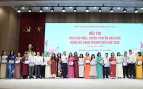 Sôi nổi Hội thi Báo cáo viên, tuyên truyền viên giỏi Đảng bộ UBND thành phố Hà Nội