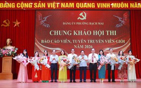 Phường Bạch Mai: Chung khảo Hội thi Báo cáo viên, tuyên truyền viên giỏi