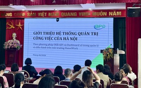 Phường Tây Mỗ tập huấn ứng dụng đánh giá cán bộ qua hệ thống OKR/KPI trên HanoiWork
