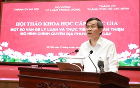 Tiếp tục hoàn thiện thể chế, mô hình và nâng cao năng lực quản trị địa phương trong giai đoạn mới
