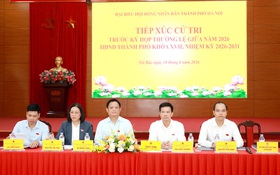 Phó Chủ tịch UBND Thành phố Bùi Duy Cường tiếp xúc cử tri đơn vị bầu cử số 31