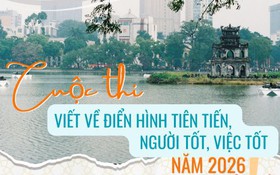 Khen thưởng thành tích tham gia Cuộc thi viết về điển hình tiên tiến, người tốt, việc tốt