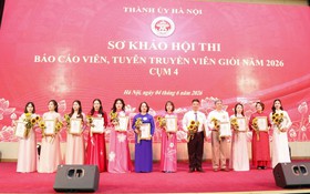 Vòng sơ khảo Hội thi báo cáo viên, tuyên truyền viên giỏi Thành phố diễn ra sôi nổi