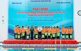 Phát động tập luyện bơi, phòng chống đuối nước cho trẻ em năm 2026
