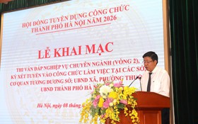 Khai mạc thi vấn đáp nghiệp vụ chuyên ngành xét tuyển vào công chức