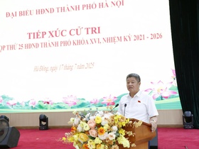 Cử tri 5 phường đánh giá cao kỳ họp thứ hai mươi lăm HĐND thành phố Hà Nội