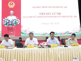 Lịch tiếp xúc cử tri sau kỳ họp thường lệ giữa năm 2025 đợt 3 của HĐND thành phố Hà Nội