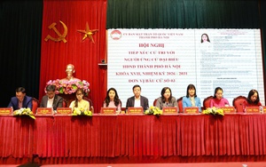 Candidates for Hanoi People's Council from Electoral Unit No. 3 meet voters and present action programs