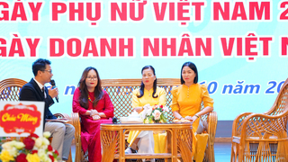 Tọa đàm Doanh nhân nữ Ứng Hòa Tâm - Tài - Thanh lịch