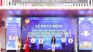 Hà Nội phát động thi đua xây dựng “Trường học hạnh phúc”