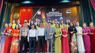 Cuộc thi Hoa hậu Di sản áo dài Việt Nam 2024 diễn ra tại Thị xã Sơn Tây