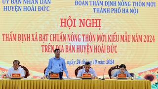 Hà Nội thẩm định xã Nông thôn mới kiểu mẫu tại Hoài Đức: Động lực cho phát triển đô thị hóa