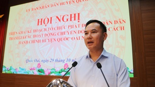 Huyện Quốc Oai: Phổ cập hạ tầng số và sáng tạo ứng dụng số để phát triển kinh tế số