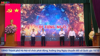 UBND Thành phố Hà Nội tổ chức phát động, hưởng ứng Ngày chuyển đổi số Quốc gia 10/10