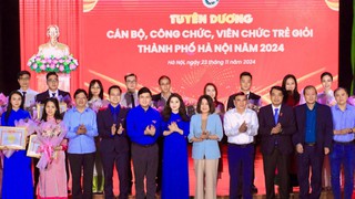 Tuyên dương 24 cán bộ công chức, viên chức trẻ xuất sắc năm 2024