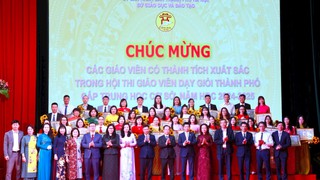 Hà Nội khen thưởng 180 giáo viên dạy giỏi cấp trung học cơ sở năm 2024