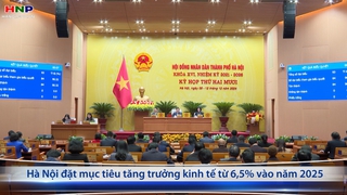 Hà Nội đặt mục tiêu tăng trưởng kinh tế từ 6,5% vào năm 2025