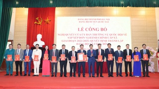 Huyện Quốc Oai: Thành lập Đảng bộ 4 xã trực thuộc sau sắp xếp đơn vị hành chính