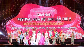 Khai mạc Festival hoa Mê Linh lần thứ 2 - năm 2024