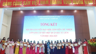 Bắc Từ Liêm: Biểu dương giáo viên dạy giỏi, giáo viên chủ nhiệm giỏi cấp tiểu học