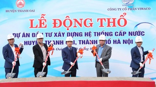 Khởi công Dự án cấp nước sinh hoạt cho 11 xã huyện Thanh Oai