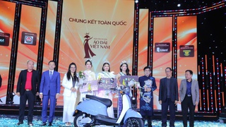 Ấn tượng đêm Chung kết Hoa hậu Di sản Áo dài Việt Nam tại Thị xã Sơn Tây