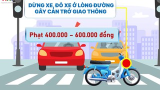 Những lỗi vi phạm giao thông thường gặp và mức phạt đối với người đi xe máy, xe đạp điện, xe thô sơ... áp dụng từ 1/1/2025