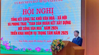 Huyện Gia Lâm tăng cường phát triển văn hóa - xã hội, thúc đẩy đời sống văn hóa năm 2025