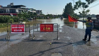 Hà Nội phân luồng giao thông Quốc lộ 3 do ngập sâu