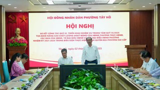 Tây Hồ: Tọa đàm nâng cao chất lượng hoạt động của HĐND phường trong điều kiện thực hiện chính quyền địa phương hai cấp