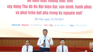 Xây dựng Thủ đô Hà Nội hiện đại, văn minh, hạnh phúc và phát triển bứt phá trong kỷ nguyên mới