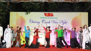 Phường Hoàng Mai: Chương trình nghệ thuật đặc sắc chào mừng thành công Đại hội Đảng bộ Thành phố