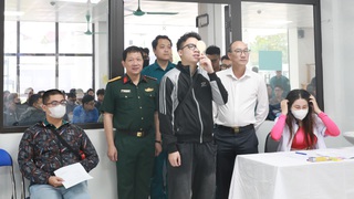 Phường Vĩnh Hưng: Khám sơ tuyển nghĩa vụ quân sự và công an nhân dân năm 2026