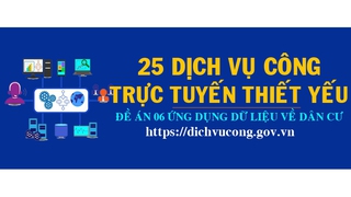 Không thu thành phần hồ sơ giấy đối với 25 dịch vụ công trực tuyến thiết yếu
