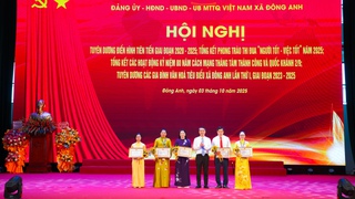 Xã Đông Anh tuyên dương nhiều điển hình tiên tiến giai đoạn 2020 - 2025