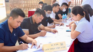 Hơn 2.000 chỉ tiêu tuyển dụng tại Phiên giao dịch việc làm xã Tiến Thắng năm 2025