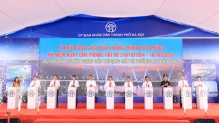 Khởi công Dự án đầu tư xây dựng cầu Thượng Cát và đường hai đầu cầu