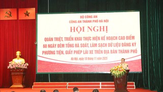 Công an thành phố Hà Nội quyết tâm số hóa dữ liệu phương tiện giao thông