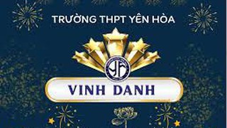 Khen thưởng thành tích xuất sắc trong công tác giáo dục và đào tạo, lập thành tích hướng tới Kỷ niệm 65 năm thành lập trường THPT Yên Hòa