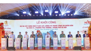 Khởi công dự án nhà ở cho lực lượng Công an nhân dân tại phường Phú Thượng