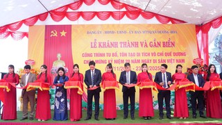 Dương Hòa: Bảo tồn và phát huy giá trị di tích Võ chỉ Quế Dương