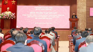 Tập huấn nghiệp vụ phòng chống tham nhũng, lãng phí, tiêu cực