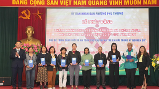 Phường Phú Thượng phát động Tháng hành động vì bình đẳng giới và phòng, chống bạo lực trên cơ sở giới
