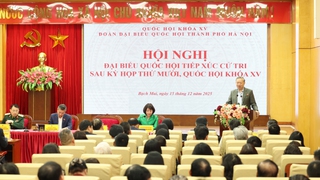 Tổng Bí thư Tô Lâm tiếp xúc cử tri thành phố Hà Nội sau kỳ họp thứ 10 Quốc hội khóa XV