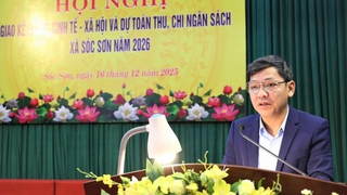 Năm 2026 xã Sóc Sơn phấn đấu thu ngân sách đạt trên 2.460 tỷ đồng