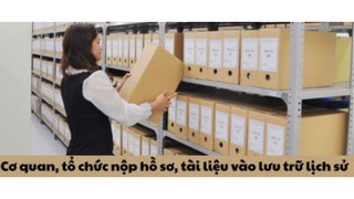 Ban hành Danh mục các cơ quan, tổ chức thuộc nguồn nộp hồ sơ, tài liệu vào Lưu trữ lịch sử