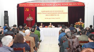 Đại biểu HĐND Thành phố  tiếp xúc cử tri phường Yên Hòa