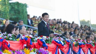 Kỷ niệm trọng thể 50 năm Quốc khánh nước Cộng hòa Dân chủ Nhân dân Lào