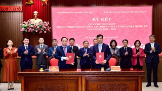 Hà Nội và Bộ Ngoại giao tăng cường phối hợp trong công tác đối ngoại và hội nhập quốc tế