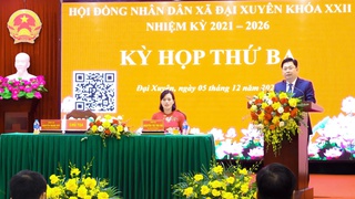 HĐND xã Đại Xuyên biểu quyết thông qua 8 dự thảo nghị quyết quan trọng
